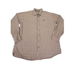 CINCH Men's Western Plaid Button Down Shirt‎ Long Sleeve Size L Rodeo
